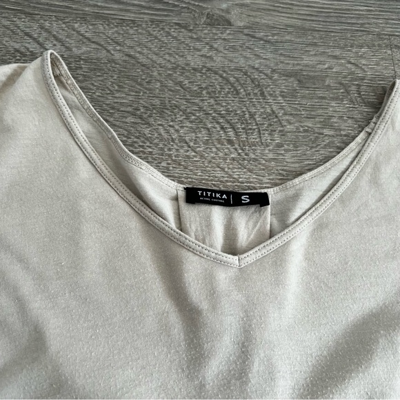 TITIKA Long Sleeve Shirt with Ribbon - Oat/beige - Picture 5 of 8